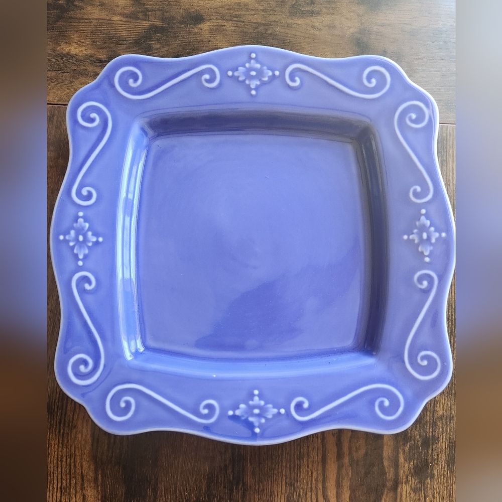 Mottahedeh Purple Platter 12.5"